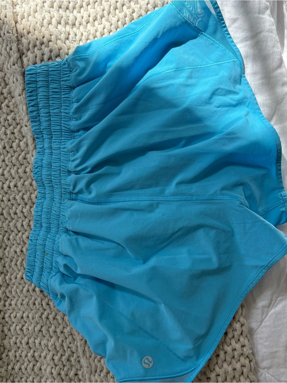 lululemon athletica Turquoise Blue Athletic Shorts